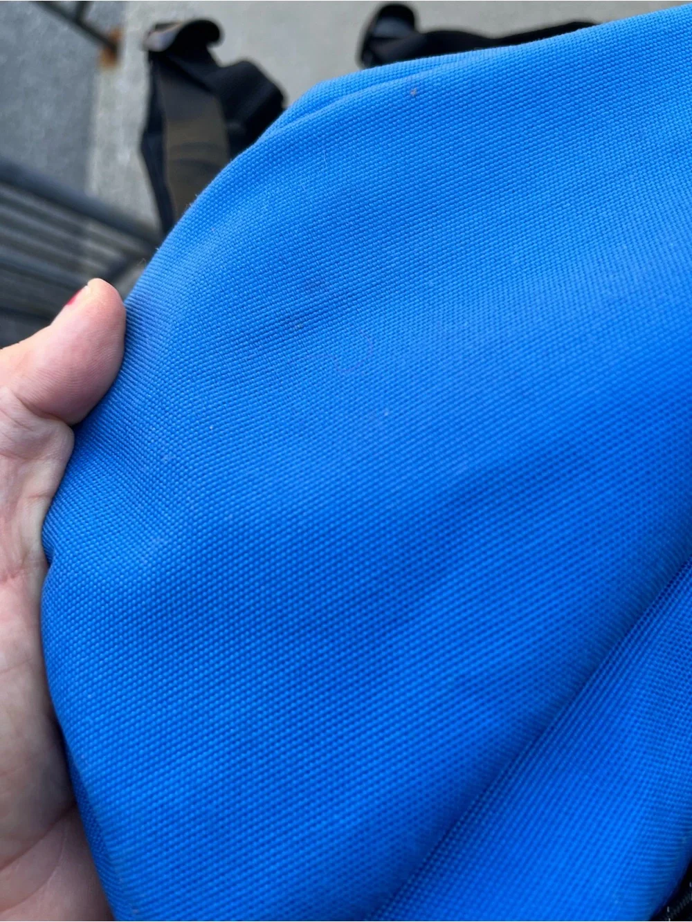 Maison Margiela x Eastpak Collab Logo Backpack Blue MM6 Reversible